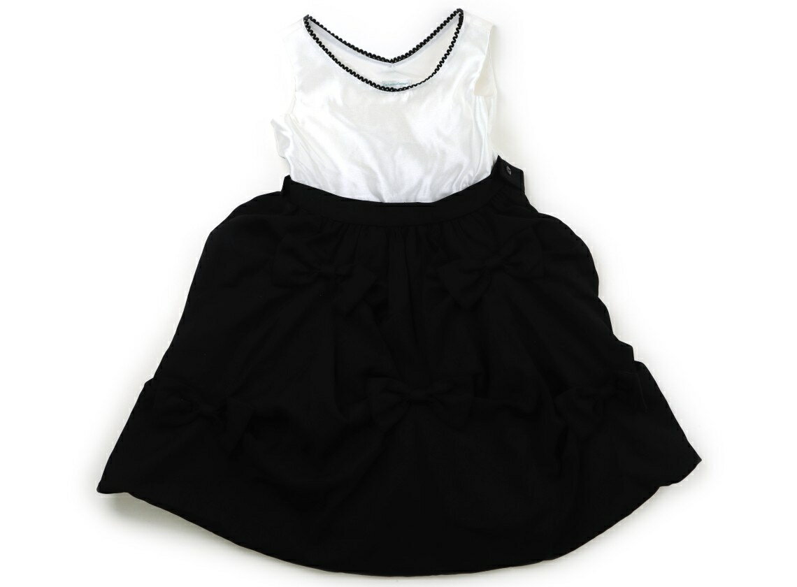 Dresses - キャサリン・コテージ Catherine Cottage ワンピース 120 女の子 白　黒 子供服 ベビー服 キッズ アウトレット ユーズド 【中古】キッズ・ベビー・マタニティ
