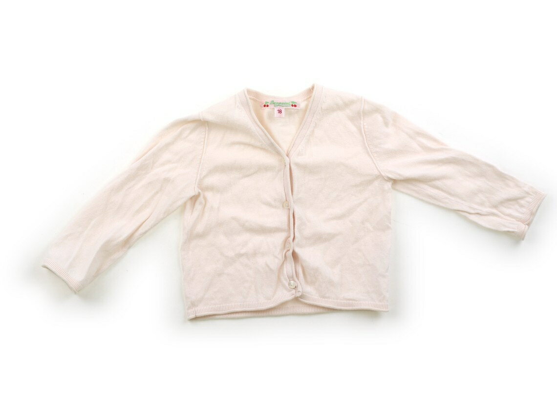 Cardigans - ボンポワン bonpoint カーディガン 80 女の子 パステルピンク 子供服 ベビー服 キッズ アウトレット ユーズド 【中古】キッズ・ベビー・マタニティ
