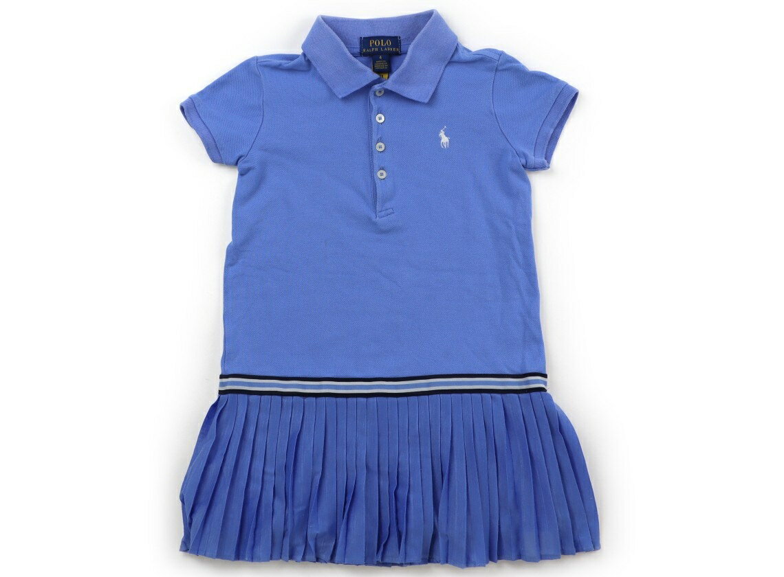 Rakuten - ポロラルフローレン POLO RALPH LAUREN ワンピース 110 女の子 くすみブルー系 子供服 ベビー服 キッズ アウトレット ユーズド 【中古】キッズ・ベビー・マタニティ