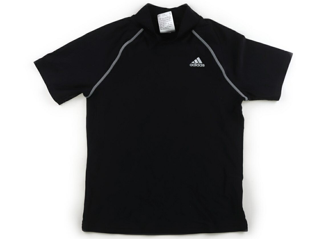 アディダス Adidas 水着・バスローブ 160 男の子 黒 子供服 ベビー服 キッズ アウトレット ユーズド 【中古】キッズ・ベビー・マタニティ