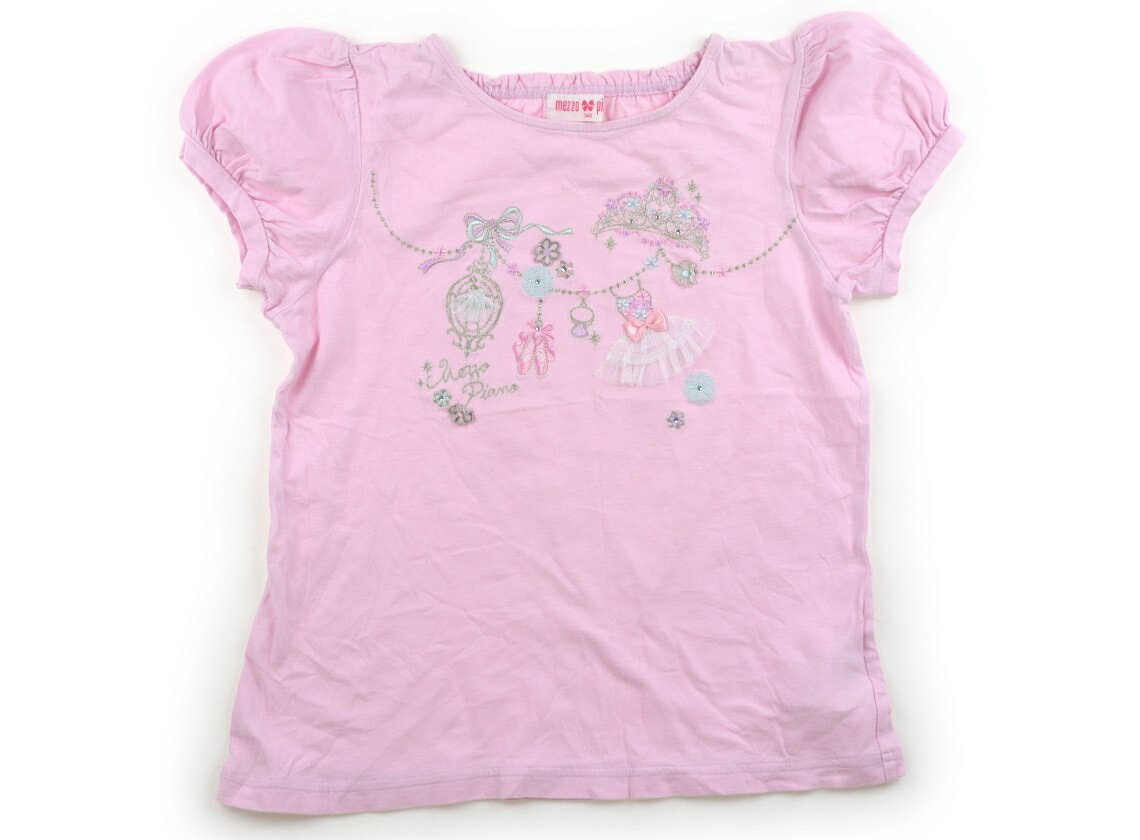 メゾピアノ mezzo piano Tシャツ・カットソー 140 女の子 ライラック・プリンセスアイテム 子供服 ベビー服 キッズ アウトレット ユーズド 【中古】キッズ・ベビー・マタニティ