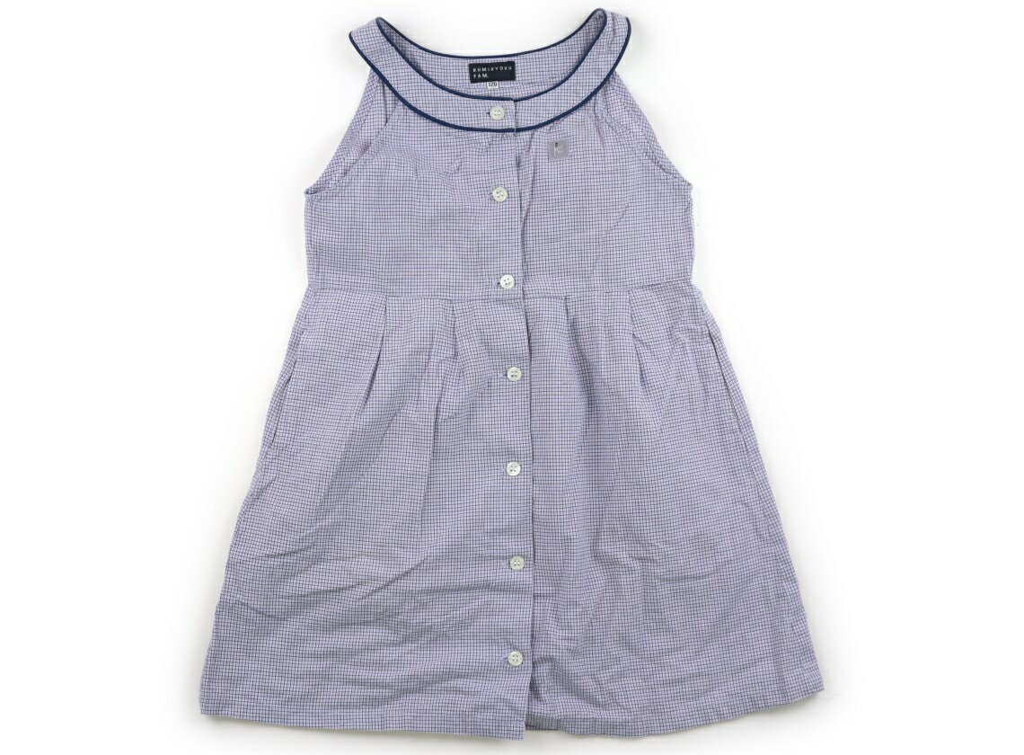 組曲 Kumikyoku ワンピース 120 女の子 ブルー系 子供服 ベビー服 キッズ アウトレット ユーズド 【中古】キッズ・ベビー・マタニティ