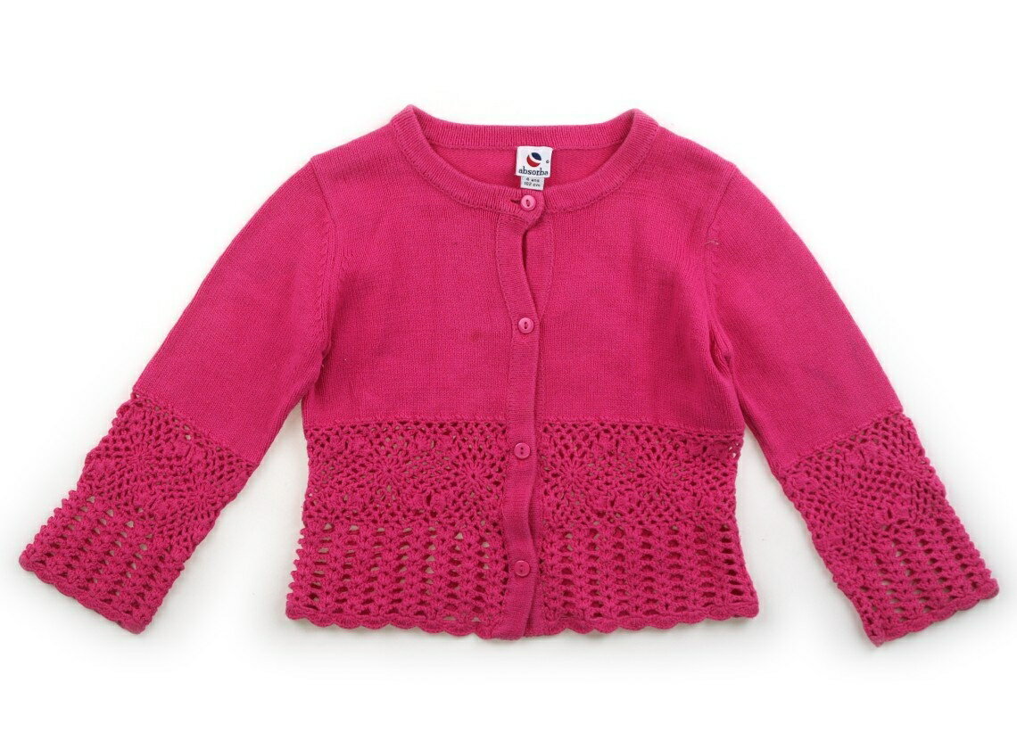 Rakuten - アブソーバ Absorba カーディガン 100 女の子 ショッキングピンク 子供服 ベビー服 キッズ アウトレット ユーズド 【中古】キッズ・ベビー・マタニティ