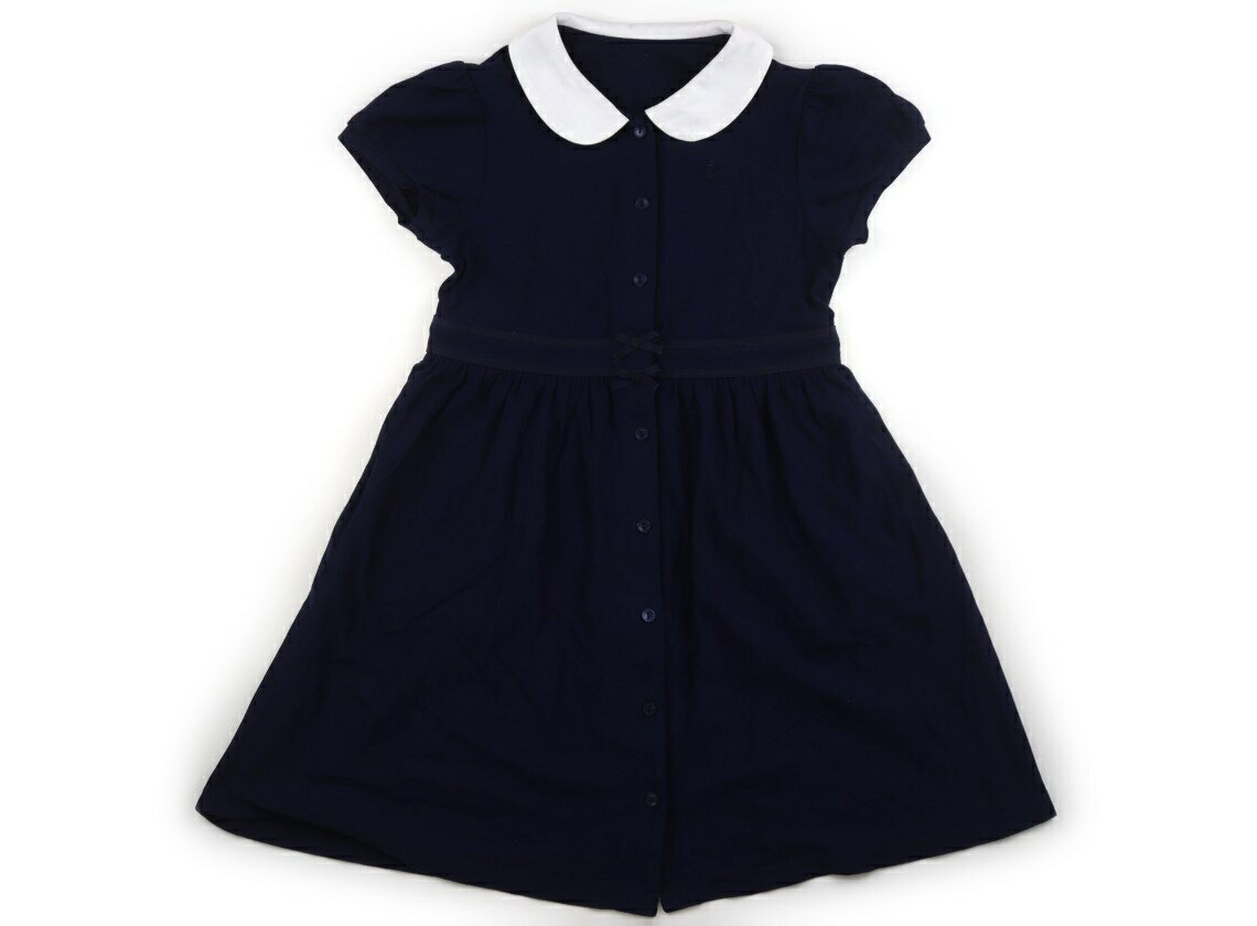 組曲 Kumikyoku ワンピース 130 女の子 ネイビー 子供服 ベビー服 キッズ アウトレット ユーズド 【中古】キッズ・ベビー・マタニティ