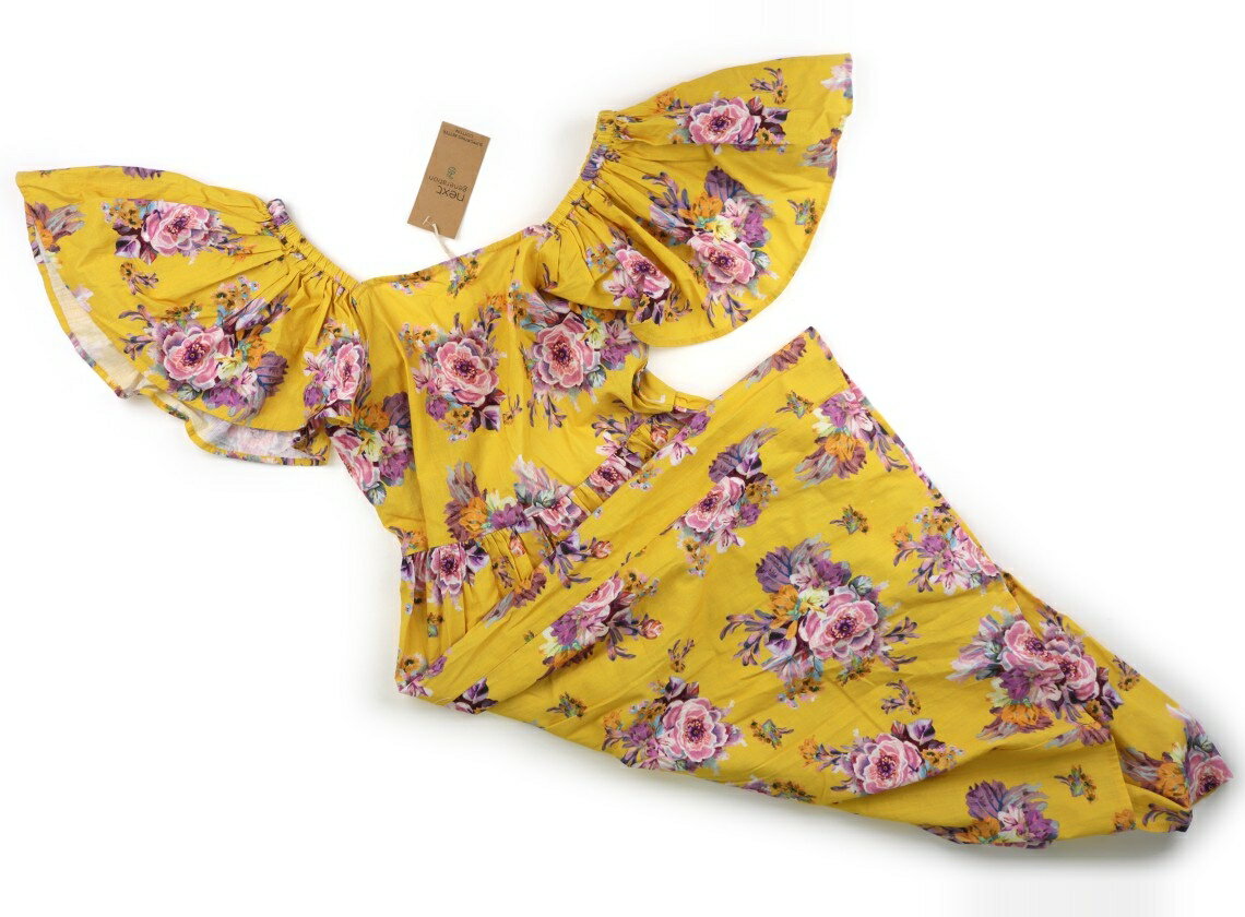 ネクスト NEXT ワンピース 140 女の子 黄色・花柄 子供服 ベビー服 キッズ アウトレット ユーズド 【中古】キッズ・ベビー・マタニティ