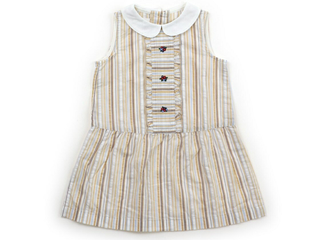 ファミリア familiar ジャンパースカート 80 女の子 ホワイト・ベージュ 子供服 ベビー服 キッズ アウトレット ユーズド 【中古】キッズ・ベビー・マタニティ