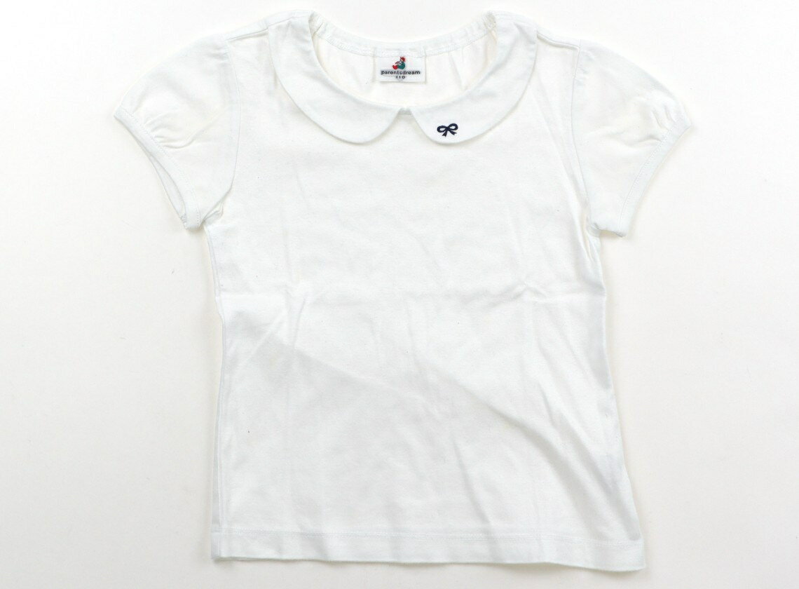 　ブランド 　Parents Dream(ペアレンツドリーム) 　カテゴリー 　Tシャツ・カットソー 　サイズ 　110サイズ 　色 　ホワイト 　状態 　★★★ 　記名 　なし 　ジャンル 　Girl 全体的に黄ばみ・毛羽立ち使用感あり。首後ろにゴムが入ってます。 ＊【状態】【サイズ】に関しての詳しい説明はこちら
