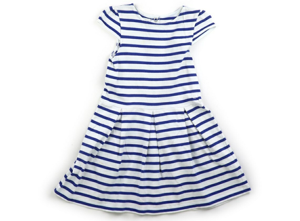 プチバトー PETIT BATEAU ワンピース 100 女の子 ブルーボーダー 子供服 ベビー服 キッズ アウトレット ユーズド 【中古】キッズ・ベビー・マタニティ
