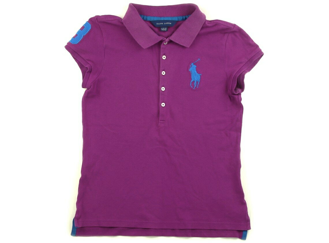 Rakuten - ラルフローレン Ralph Lauren ポロシャツ 150 女の子 パープル 子供服 ベビー服 キッズ アウトレット ユーズド 【中古】キッズ・ベビー・マタニティ