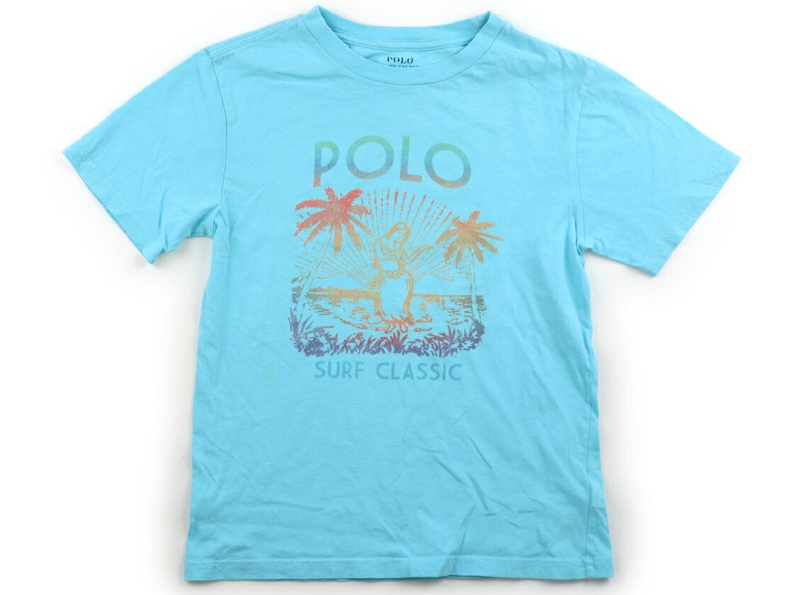 Rakuten - ポロラルフローレン POLO RALPH LAUREN Tシャツ・カットソー 140 男の子 水色 子供服 ベビー服 キッズ アウトレット ユーズド 【中古】キッズ・ベビー・マタニティ