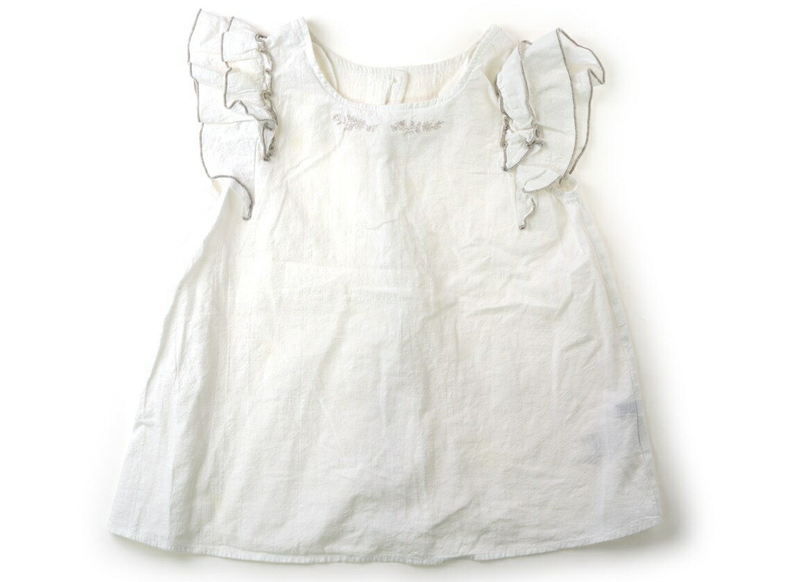 ビームス BEAMS チュニック 150 女の子 ホワイト・グレー 子供服 ベビー服 キッズ アウトレット ユーズド 【中古】キッズ・ベビー・マタニティ