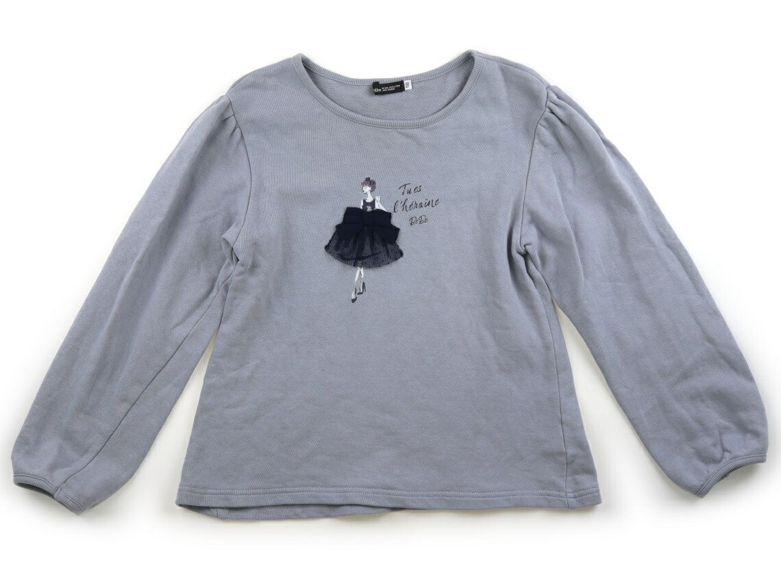 Other - べべ BeBe トレーナー・プルオーバー 150 女の子 ブルーグレー 子供服 ベビー服 キッズ アウトレット ユーズド 【中古】キッズ・ベビー・マタニティ