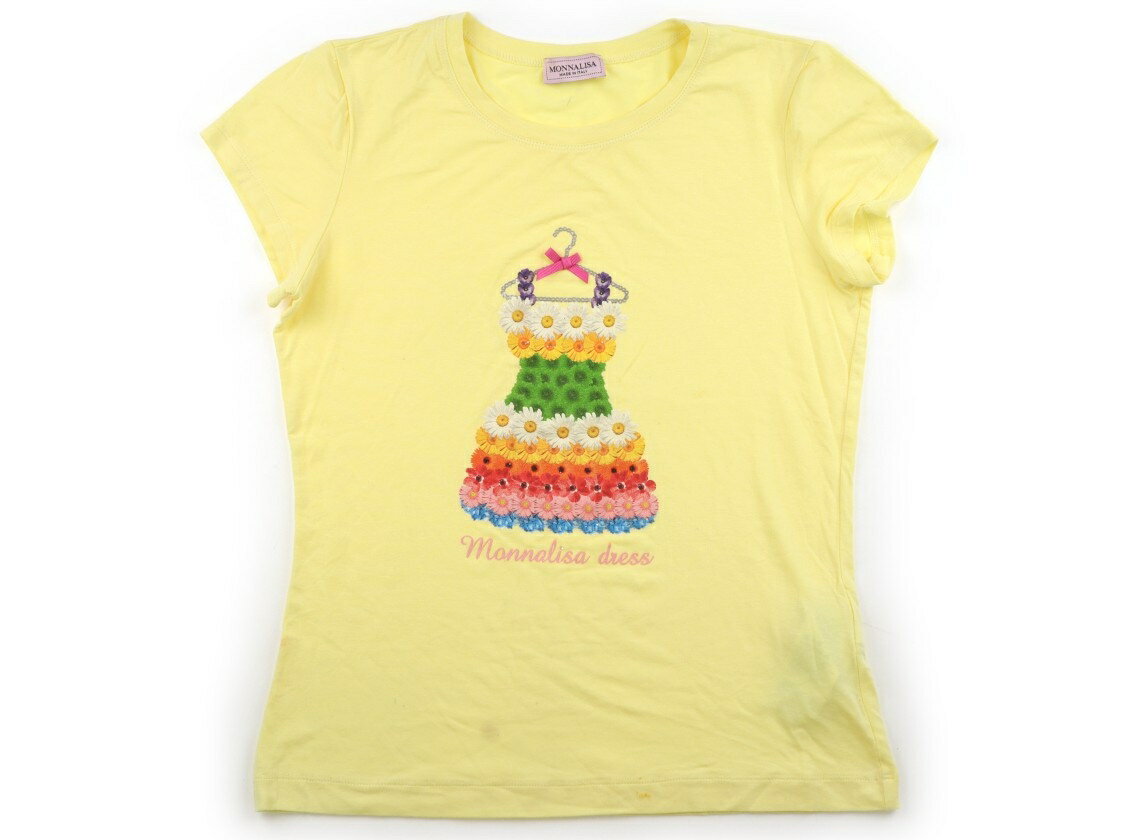 Rakuten - モナリザ MONNALISA Tシャツ・カットソー 150 女の子 イエロー 子供服 ベビー服 キッズ アウトレット ユーズド 【中古】キッズ・ベビー・マタニティ