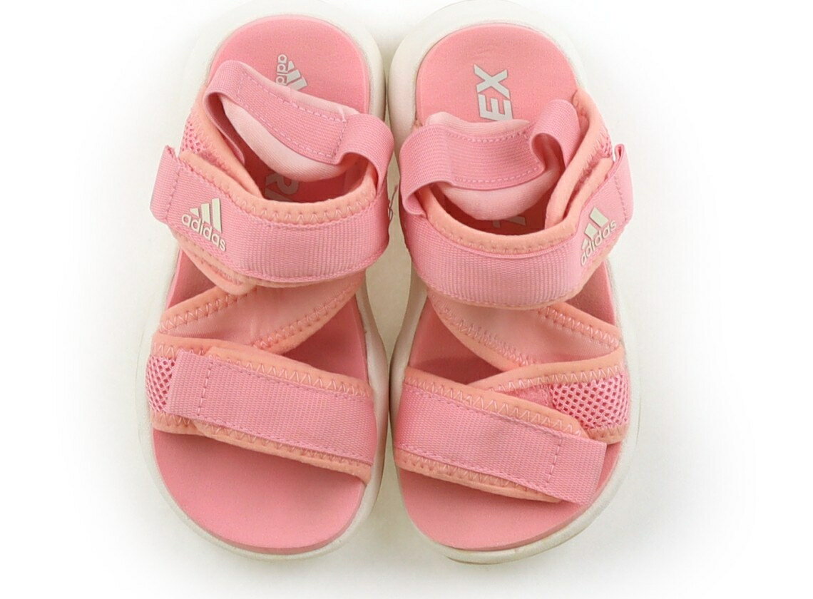 アディダス Adidas サンダル 靴17cm〜 女の子 ピンク 子供服 ベビー服 キッズ アウトレット ユーズド 【中古】キッズ・ベビー・マタニティ