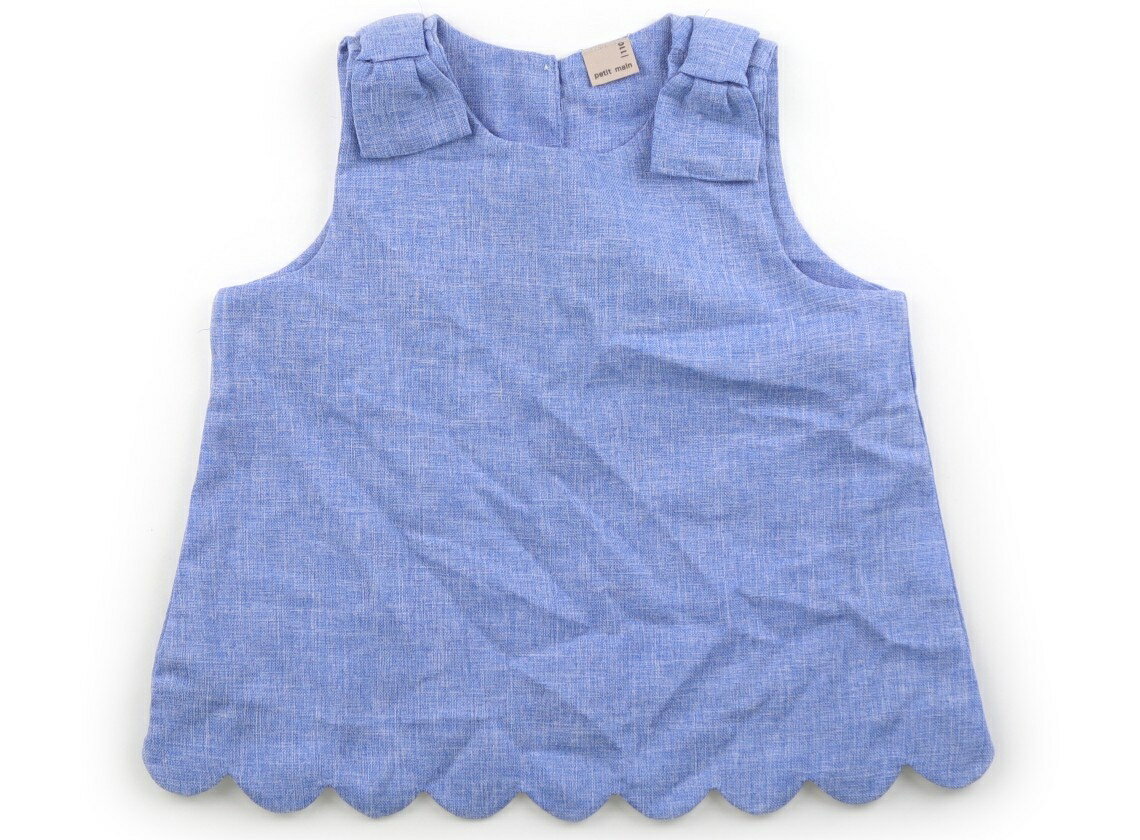 Rakuten - プティマイン petit main シャツ・ブラウス 110 女の子 水色 子供服 ベビー服 キッズ アウトレット ユーズド 【中古】キッズ・ベビー・マタニティ
