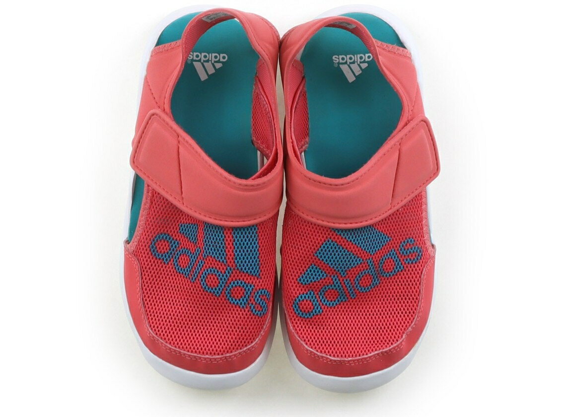 アディダス Adidas サンダル 靴20cm〜 女の子 ピンク、水色 子供服 ベビー服 キッズ アウトレット ユーズド 【中古】キッズ・ベビー・マタニティ