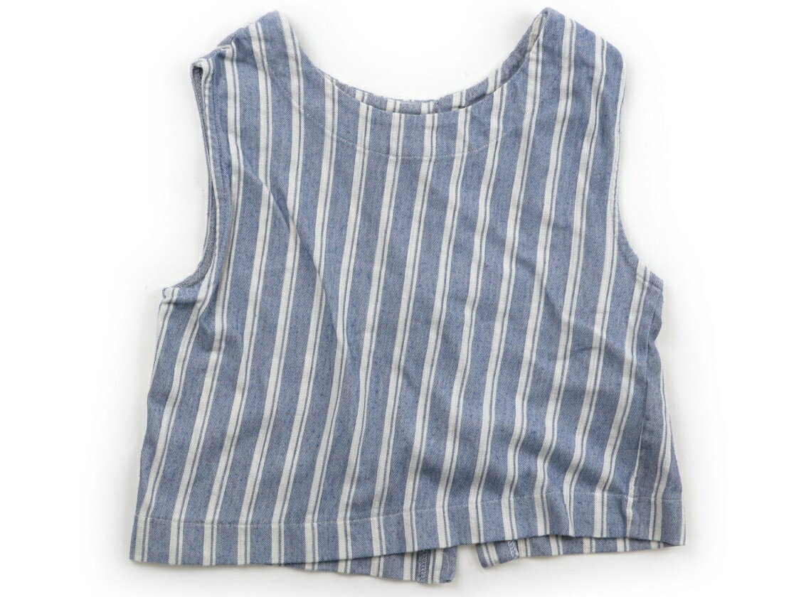 자라 ZARA 탱크탑 캐미솔 140 여자 블루 색소폰 스트라이프 아동복 아기 옷 키즈 아울렛 유즈드 [중고] 키즈 아기 출산