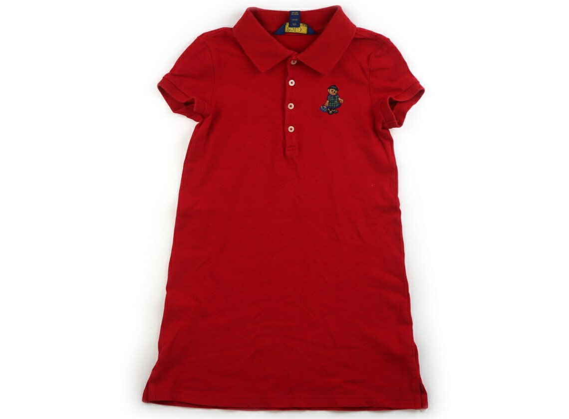 Rakuten - ポロラルフローレン POLO RALPH LAUREN ワンピース 120 女の子 レッド 子供服 ベビー服 キッズ アウトレット ユーズド 【中古】キッズ・ベビー・マタニティ