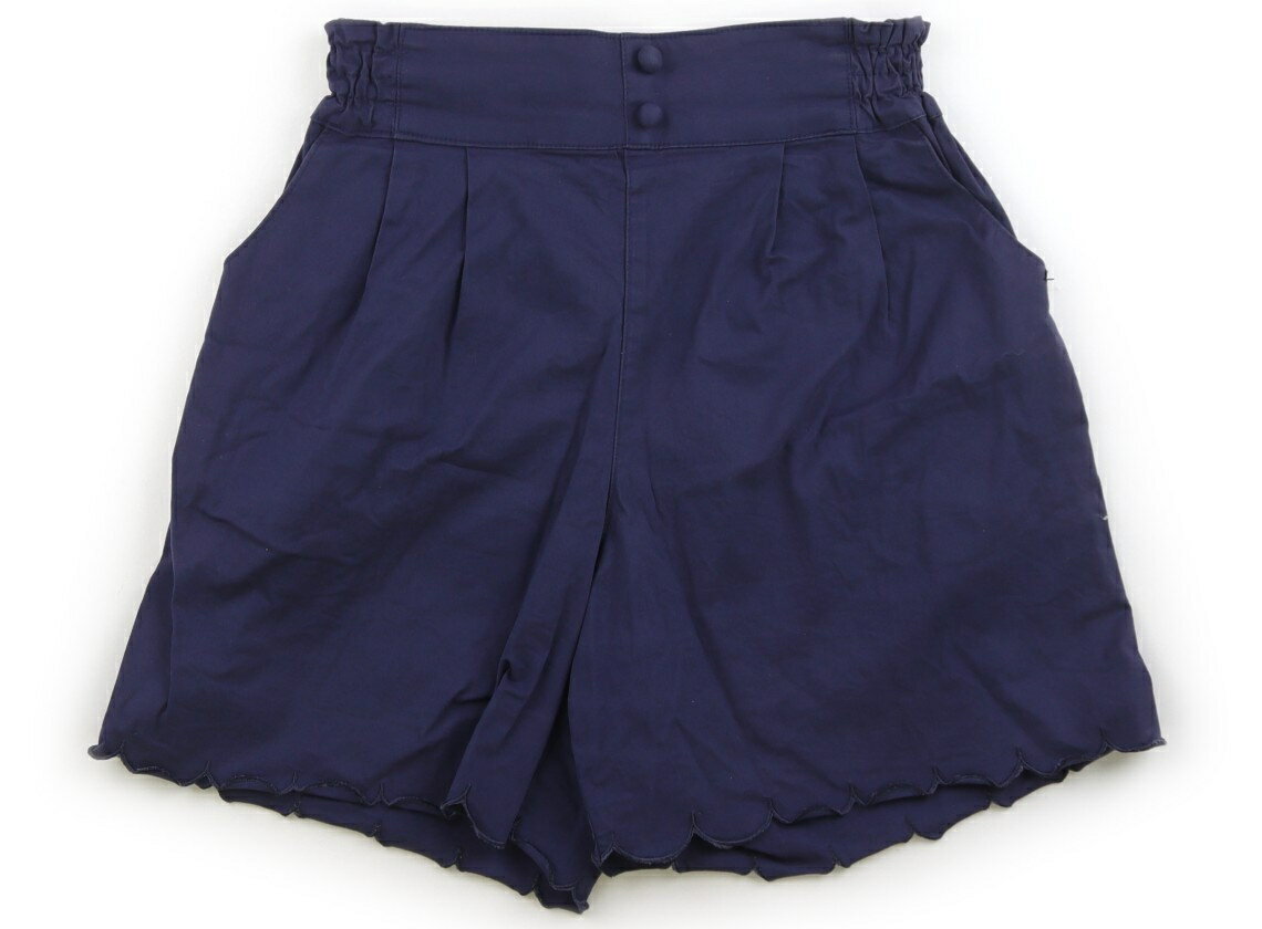 べべ BeBe ショートパンツ 150 女の子 ネイビー 子供服 ベビー服 キッズ アウトレット ユーズド 【中古】キッズ・ベビー・マタニティ