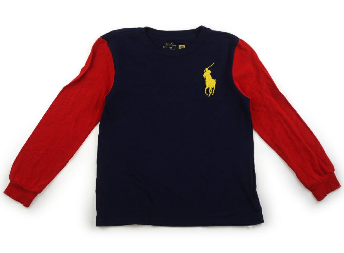 Rakuten - ポロラルフローレン POLO RALPH LAUREN Tシャツ・カットソー 130 男の子 ネイビー・レッド 子供服 ベビー服 キッズ アウトレット ユーズド 【中古】キッズ・ベビー・マタニティ