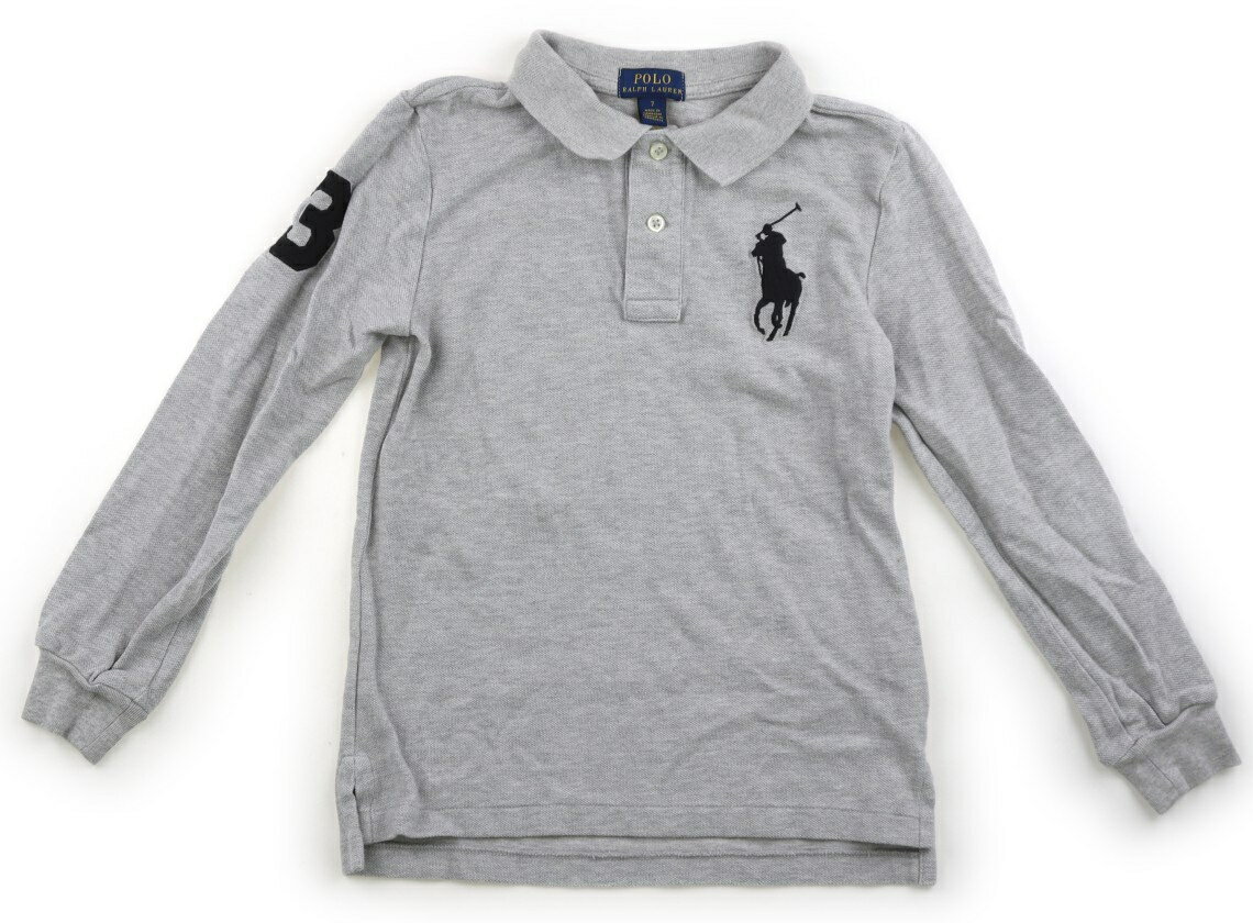 ポロラルフローレン POLO RALPH LAUREN ポロシャツ 130 男の子 ライトグレー 子供服 ベビー服 キッズ アウトレット ユーズド 【中古】キッズ・ベビー・マタニティ
