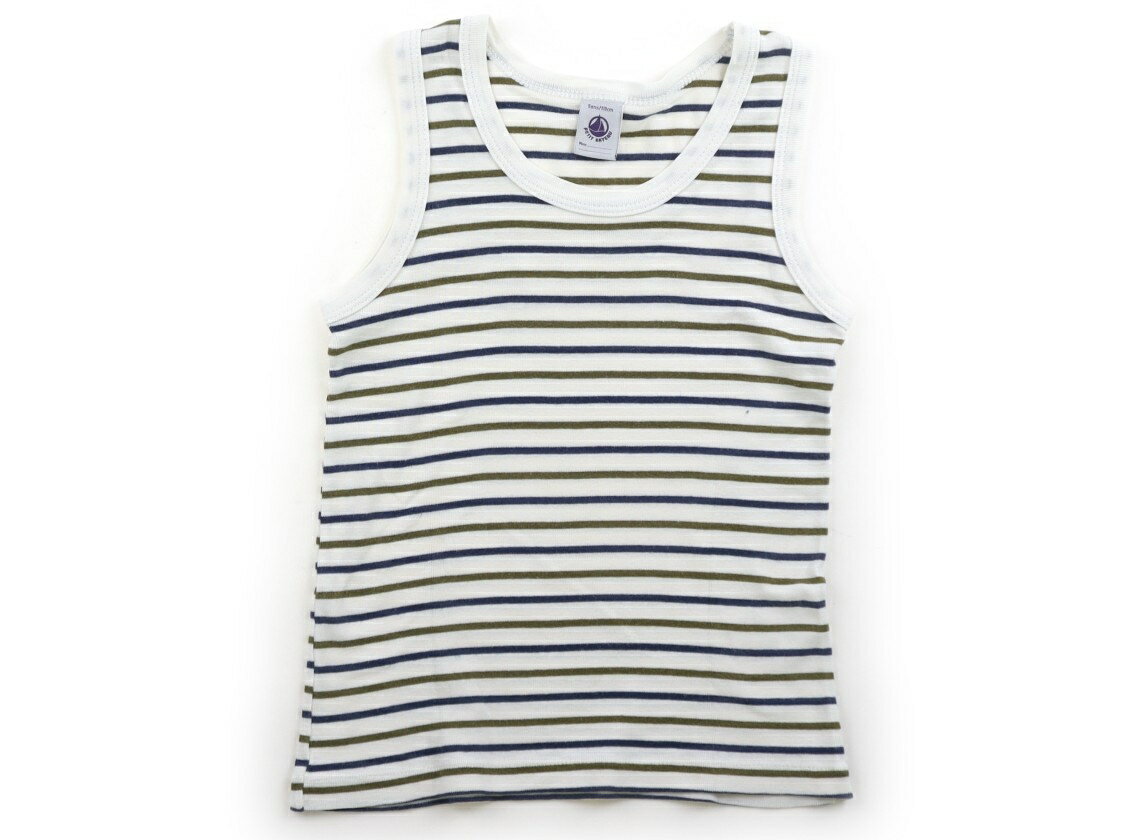 쁘띠 바토 PETIT BATEAU 탱크 탑 캐미솔 110 소년 테두리 네이비 아동복 아기 옷 키즈 아울렛 유즈드 [중고] 키즈 아기 출산