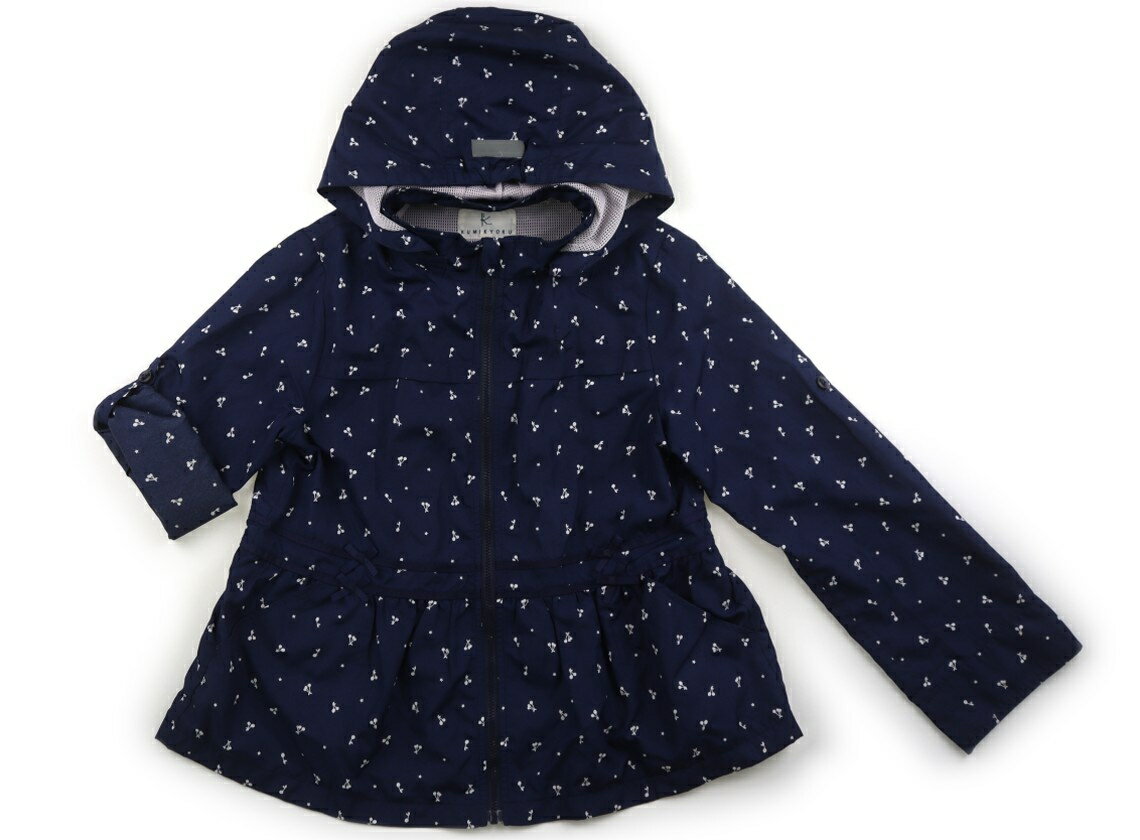 組曲 Kumikyoku ブルゾン・Gジャン 140 女の子 紺・さくらんぼ柄 子供服 ベビー服 キッズ アウトレット ユーズド 【中古】キッズ・ベビー・マタニティ