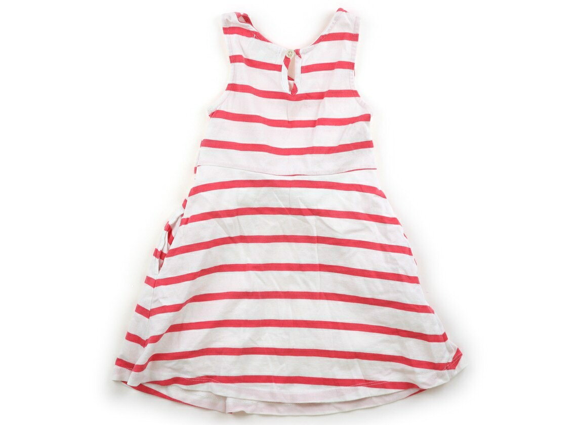 CarryOnのケイトスペード Kate Spade ワンピース 100 女の子 白、ピンクボーダー、リボン 子供服 ベビー服 キッズ アウトレット ユーズド 【中古】キッズ・ベビー・マタニティ｜アングル2