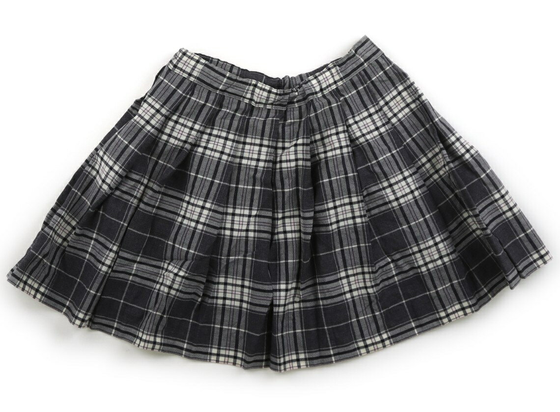 ファミリア familiar スカート 120 女の子 ブラック×パステルピンクチェック 子供服 ベビー服 キッズ アウトレット ユーズド 【中古】キッズ・ベビー・マタニティ
