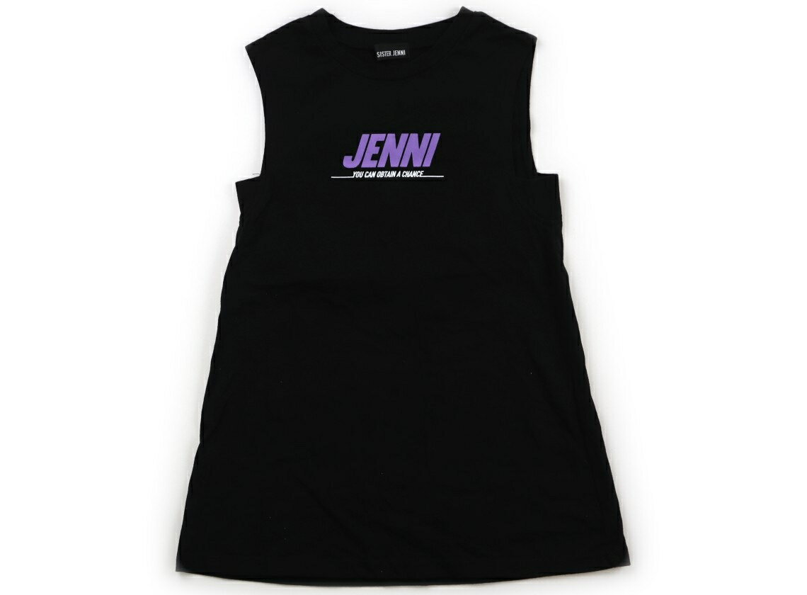 Rakuten - ジェニィ JENNI ワンピース 140 女の子 黒　ブランドロゴ 子供服 ベビー服 キッズ アウトレット ユーズド 【中古】キッズ・ベビー・マタニティ