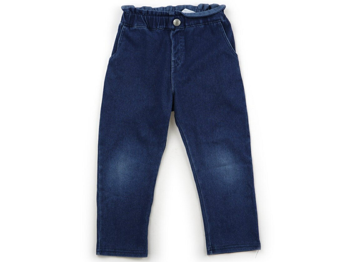 Long-Trousers, Trousers - アプレレクール apres les cours ジーンズ 110 女の子 インディゴブルー、イチゴ 子供服 ベビー服 キッズ アウトレット ユーズド 【中古】キッズ・ベビー・マタニティ