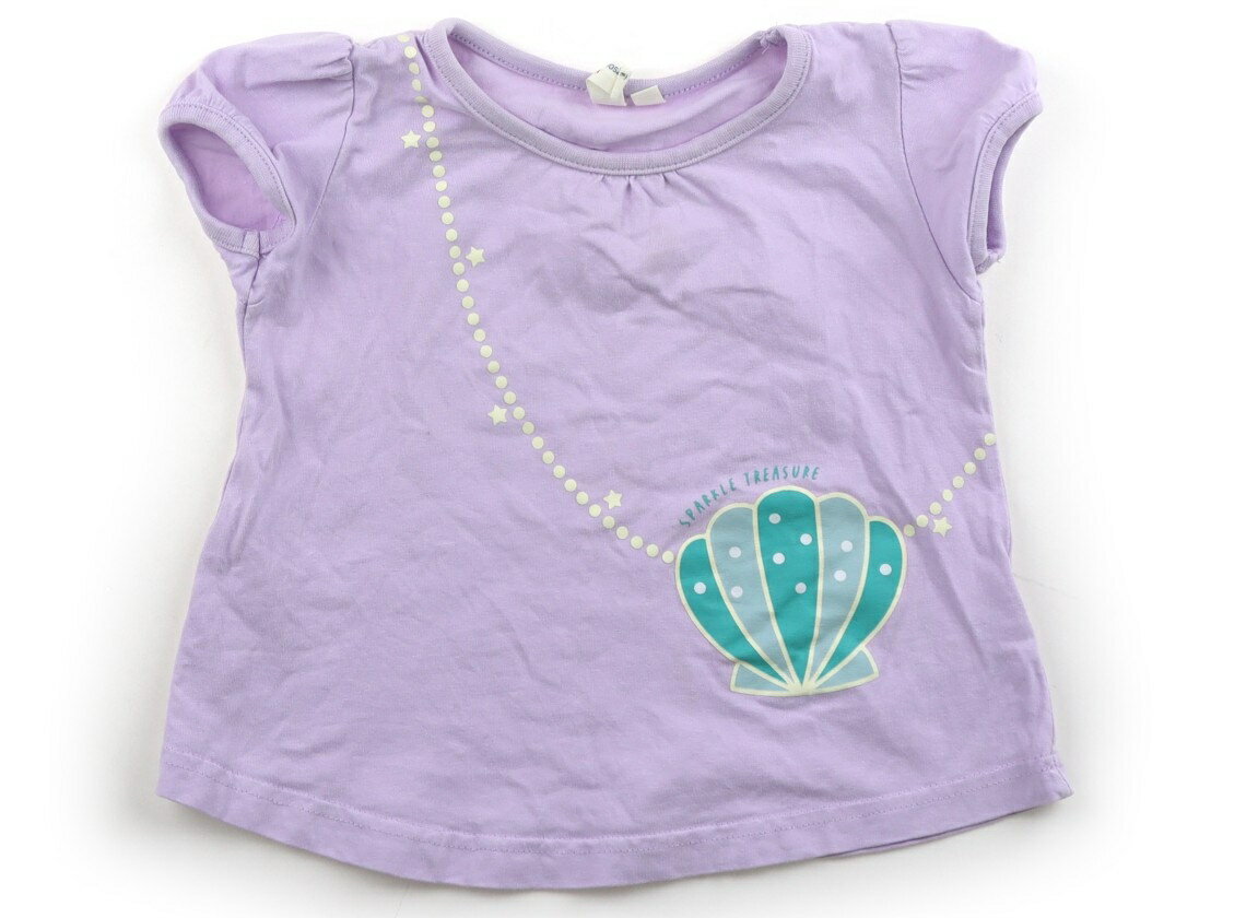 Rakuten - ラーゴム Lagom Tシャツ・カットソー 95 女の子 パープル・プリント 子供服 ベビー服 キッズ アウトレット ユーズド 【中古】キッズ・ベビー・マタニティ