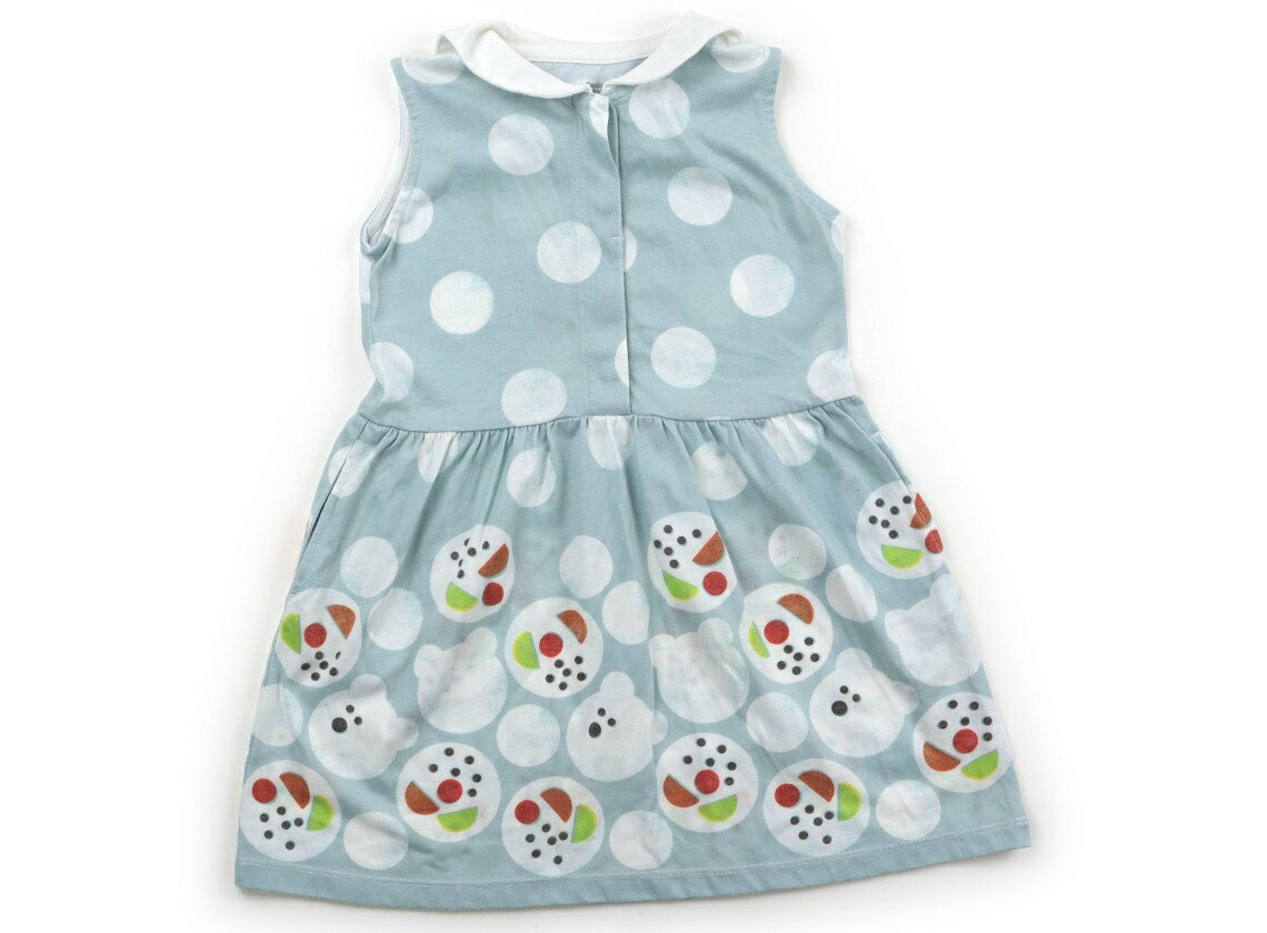 Dresses - グラニフ graniph ワンピース 110 女の子 ミントグリーン・柄 子供服 ベビー服 キッズ アウトレット ユーズド 【中古】キッズ・ベビー・マタニティ