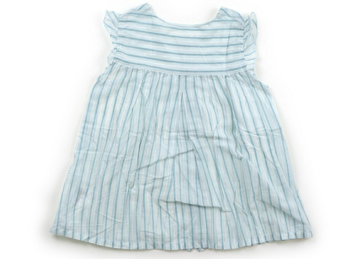 コムサフォセット COMME CA FOSSETTE チュニック 100 女の子 ライトブルー・ストライプ 子供服 ベビー服 キッズ アウトレット ユーズド 【中古】キッズ・ベビー・マタニティ