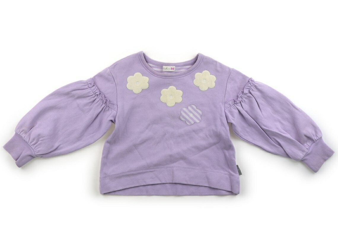 Other - ニットプランナー（KP） Knit Planner(KP) トレーナー・プルオーバー 120 女の子 ラベンダー、アイボリーの花 子供服 ベビー服 キッズ アウトレット ユーズド 【中古】キッズ・ベビー・マタニティ