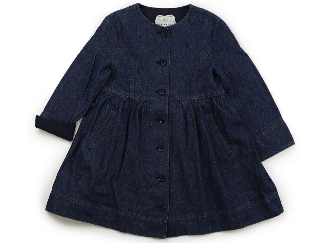 組曲 Kumikyoku ワンピース 120 女の子 ネイビー 子供服 ベビー服 キッズ アウトレット ユーズド 【中古】キッズ・ベビー・マタニティ