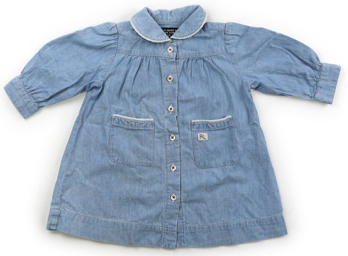 ポロラルフローレン POLO RALPH LAUREN ワンピース 80 女の子 ライトブルー 子供服 ベビー服 キッズ アウトレット ユーズド 【中古】キッズ・ベビー・マタニティ