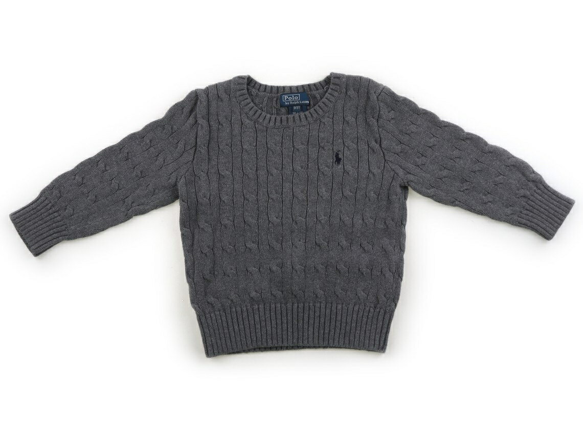 ポロラルフローレン POLO RALPH LAUREN ニット・セーター 100 男の子 グレー 子供服 ベビー服 キッズ アウトレット ユーズド 【中古】キッズ・ベビー・マタニティ