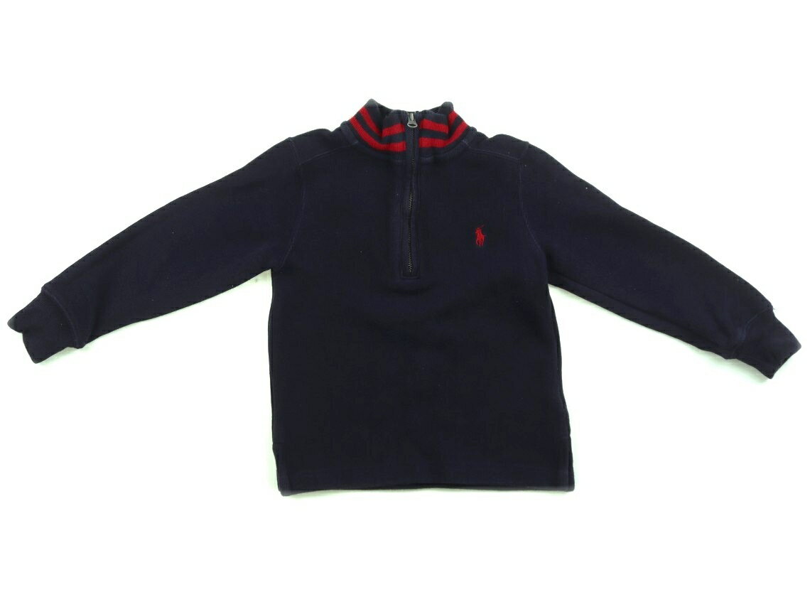 ポロラルフローレン POLO RALPH LAUREN トレーナー・プルオーバー 100 男の子 ネイビー、赤 子供服 ベビー服 キッズ アウトレット ユーズド 【中古】キッズ・ベビー・マタニティ