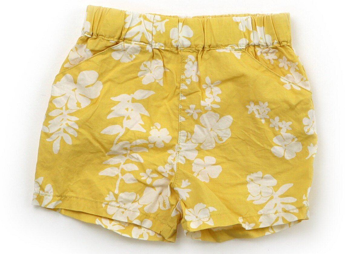 プチバトー PETIT BATEAU ショートパンツ 70 男の子 黄色・柄 子供服 ベビー服 キッズ アウトレット ユーズド 【中古】キッズ・ベビー・マタニティ