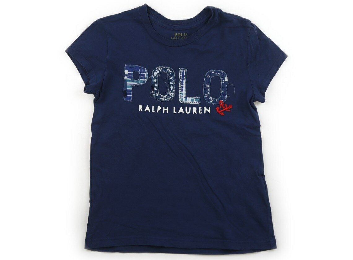 ポロラルフローレン POLO RALPH LAUREN Tシャツ・カットソー 130 男の子 ネイビー 子供服 ベビー服 キッズ アウトレット ユーズド 【中古】キッズ・ベビー・マタニティ
