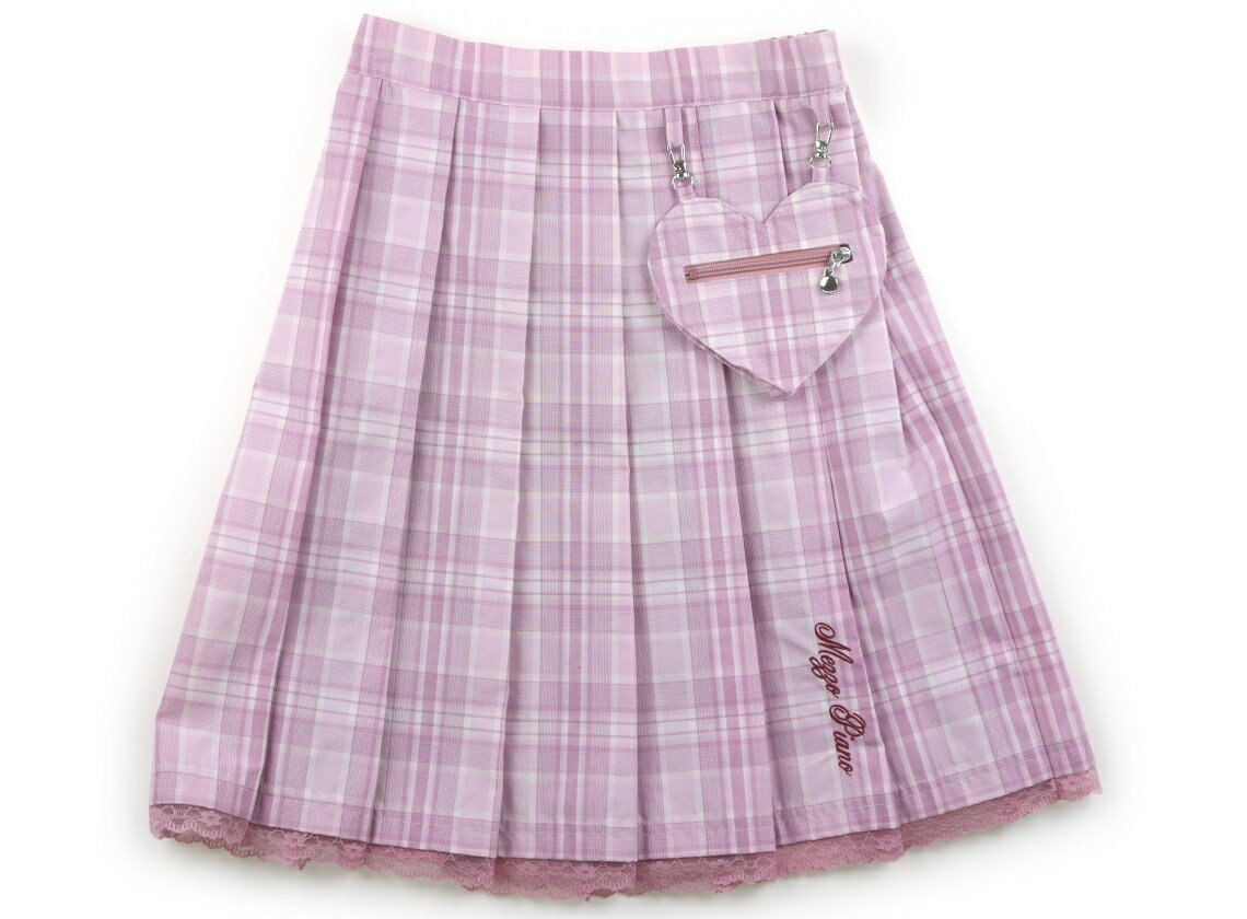 Other - メゾピアノ mezzo piano スカート 140 女の子 ピンク・白チェック 子供服 ベビー服 キッズ アウトレット ユーズド 【中古】キッズ・ベビー・マタニティ