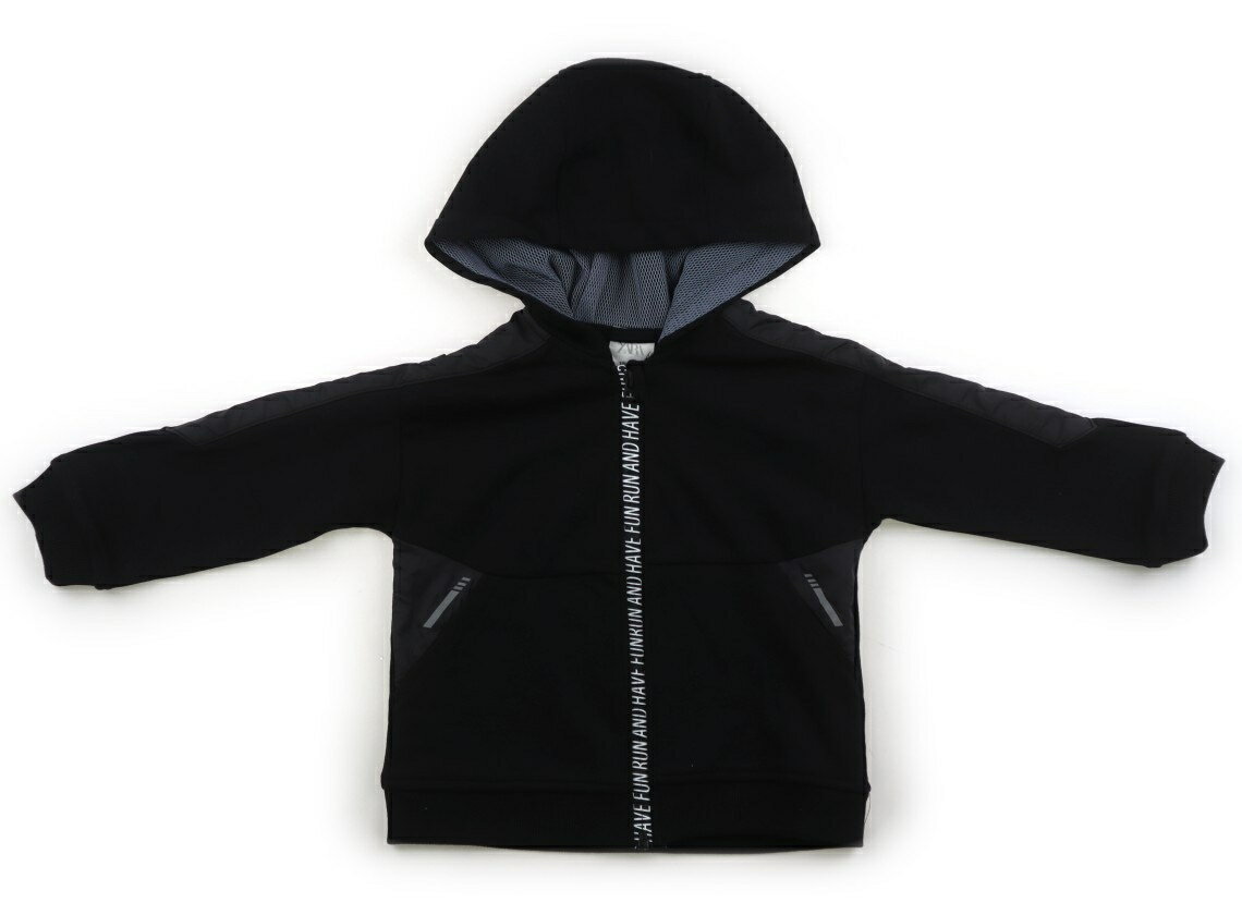 Other - ザラ ZARA パーカー 90 男の子 黒、白い英文字 子供服 ベビー服 キッズ アウトレット ユーズド 【中古】キッズ・ベビー・マタニティ