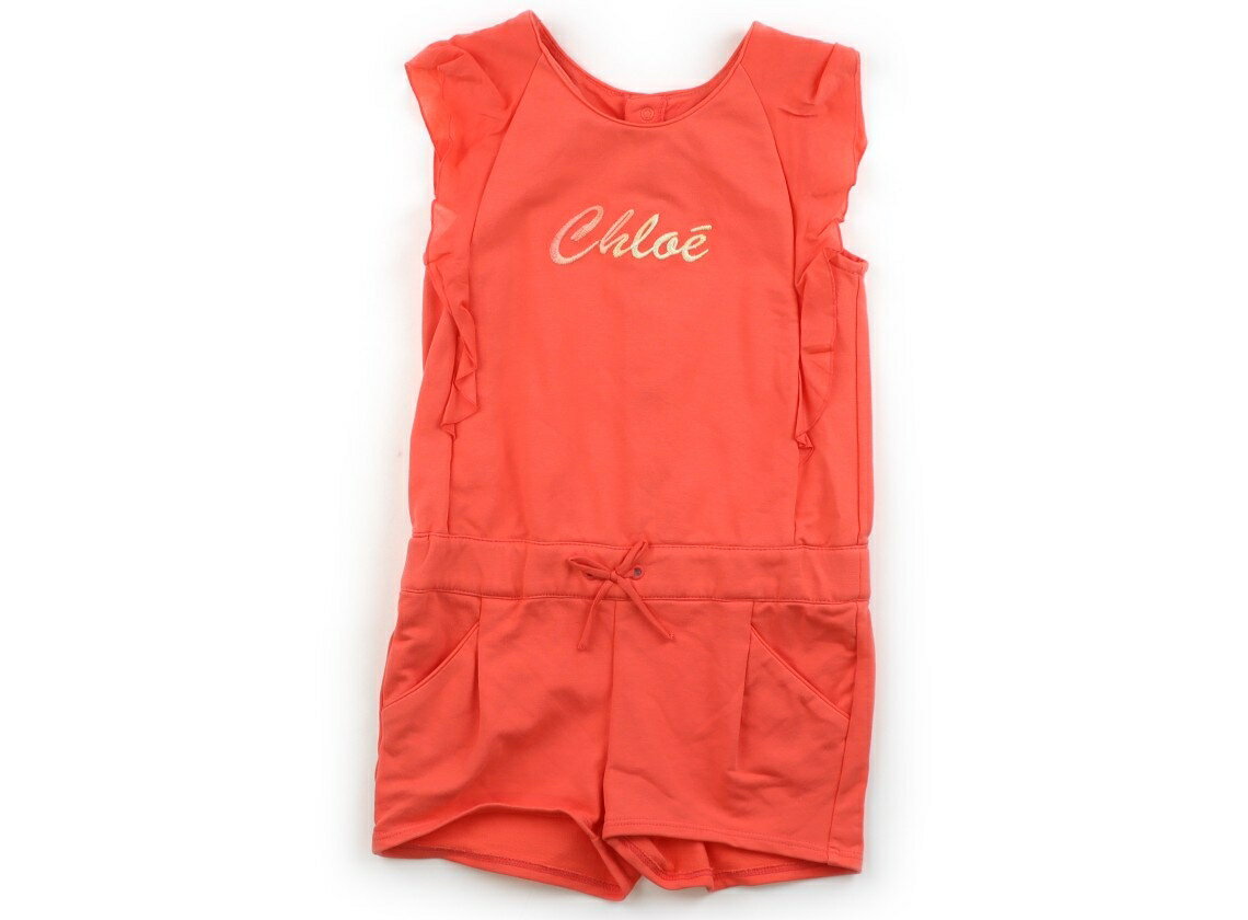 Overalls - クロエ Chloe コンビネゾン 90 女の子 オレンジ 子供服 ベビー服 キッズ アウトレット ユーズド 【中古】キッズ・ベビー・マタニティ