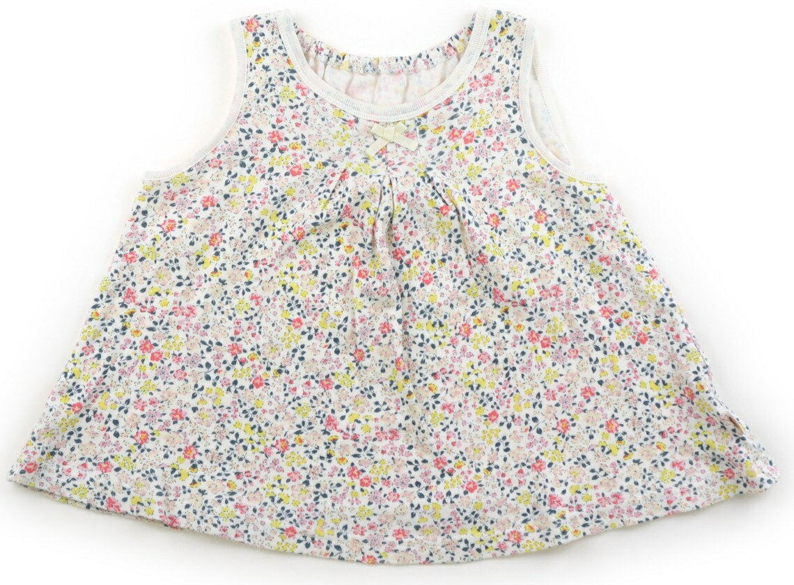 組曲 Kumikyoku チュニック 80 女の子 ピンク、黄、花柄 子供服 ベビー服 キッズ アウトレット ユーズド 【中古】キッズ・ベビー・マタニティ