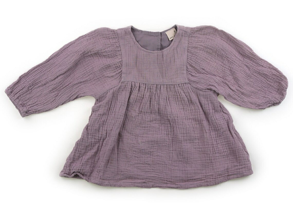 Rakuten - プティマイン petit main Tシャツ・カットソー 90 女の子 スモーキーラベンダー 子供服 ベビー服 キッズ アウトレット ユーズド 【中古】キッズ・ベビー・マタニティ