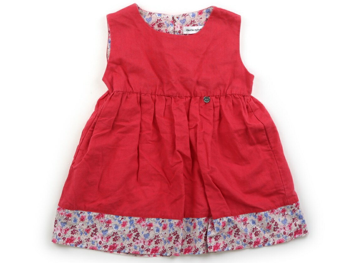 Dresses - ベベ プチ ポワ ヴェール BeBe Petits Pois Vert ワンピース 95 女の子 ピンク、花柄 子供服 ベビー服 キッズ アウトレット ユーズド 【中古】キッズ・ベビー・マタニティ