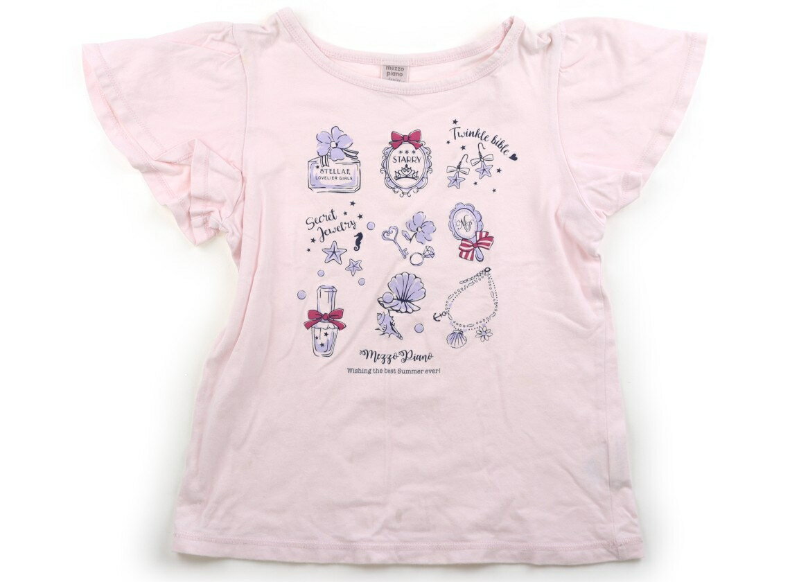 Rakuten - メゾピアノ mezzo piano Tシャツ・カットソー 140 女の子 ピンク・プリント 子供服 ベビー服 キッズ アウトレット ユーズド 【中古】キッズ・ベビー・マタニティ