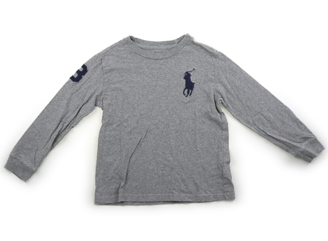ポロラルフローレン POLO RALPH LAUREN Tシャツ・カットソー 130 男の子 グレー 子供服 ベビー服 キッズ アウトレット ユーズド 【中古】キッズ・ベビー・マタニティ
