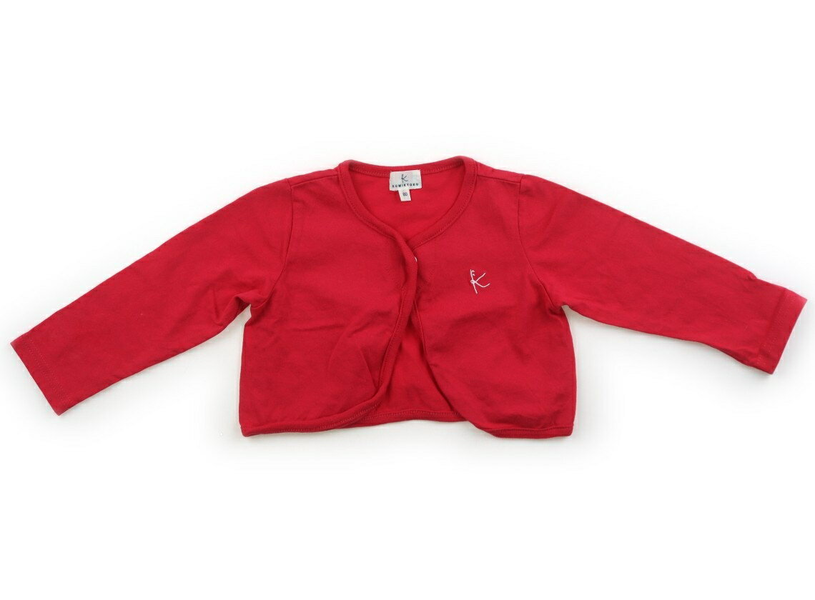 組曲 Kumikyoku カーディガン 80 女の子 ローズレッド 子供服 ベビー服 キッズ アウトレット ユーズド 【中古】キッズ・ベビー・マタニティ